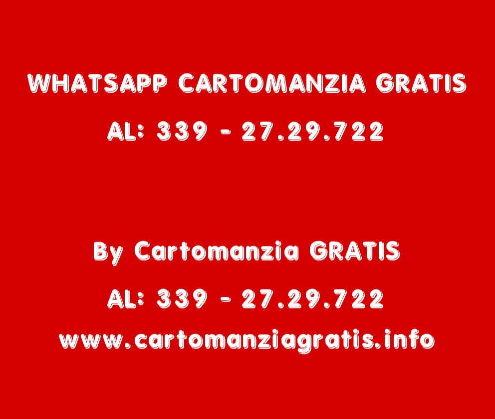 WHATSAPP CARTOMANZIA GRATIS