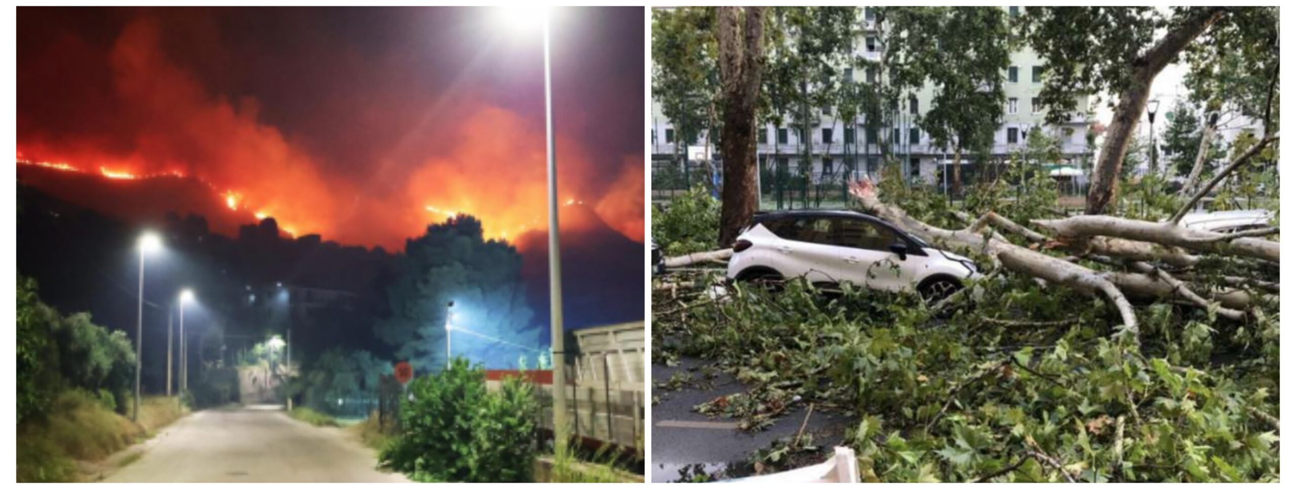 Scopri di più sull'articolo TEMPESTA AL NORD INCENDI AL SUD ITALIA DIVISA IN DUE DA UN CLIMA FUORI CONTROLLO
