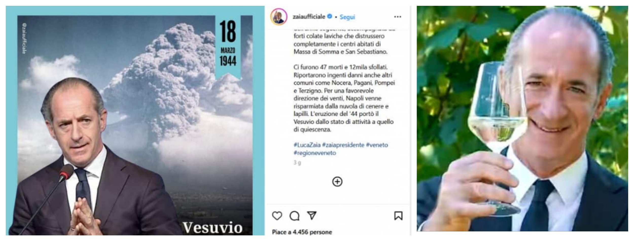 Scopri di più sull'articolo I FOLLOWER DI LUCA ZAIA POSTANO COMMENTI RAZZISTI CONTRO I CAMPANI