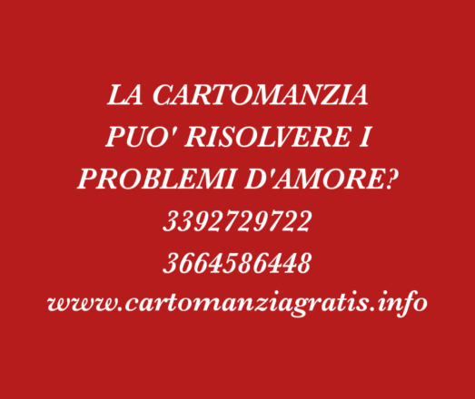 LA CARTOMANZIA PUÒ RISOLVERE I PROBLEMI D’AMORE?